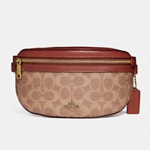 COACH Belt Bag In Signature Canvas